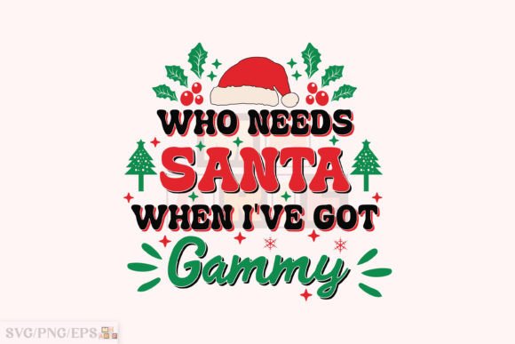 Download Funny Christmas Gammy Kid SVG Design - Gammy Collection