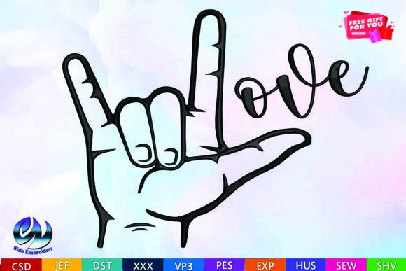 Download Love Embroidery Design - Premium Bundle